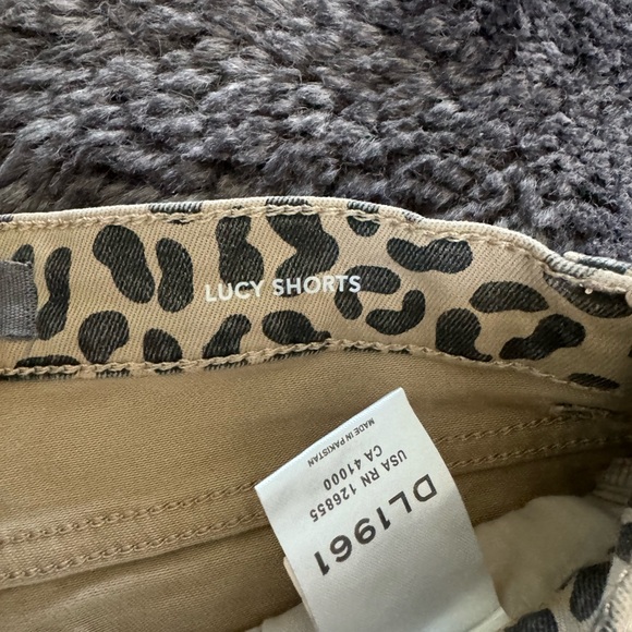 Girls DL1961 LUCY Shorts  cute animal print shorts size 12 - Picture 10 of 10
